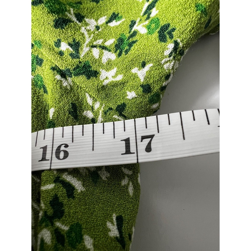 Reformation Bristol Mini Dress Size XL Samantha Green‎ Floral Babydoll - Picture 9 of 11